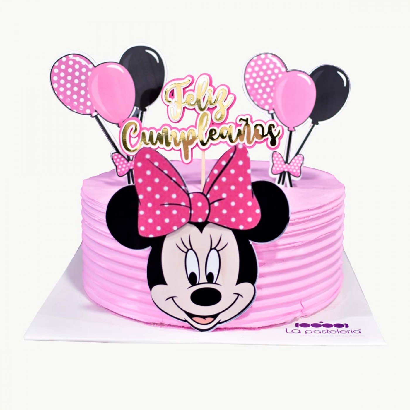 pastel minie mouse con topper 
